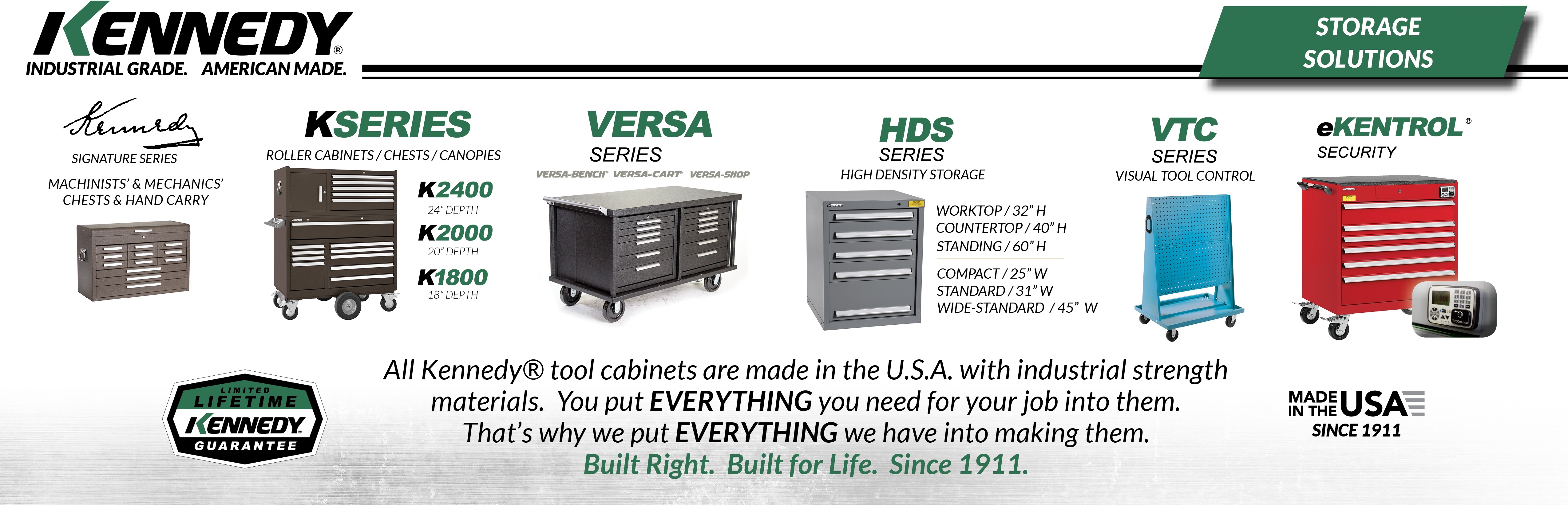 Kennedy Manufacturing TOOL BOXES / CHESTS & / SHOP STORAGE / CNC