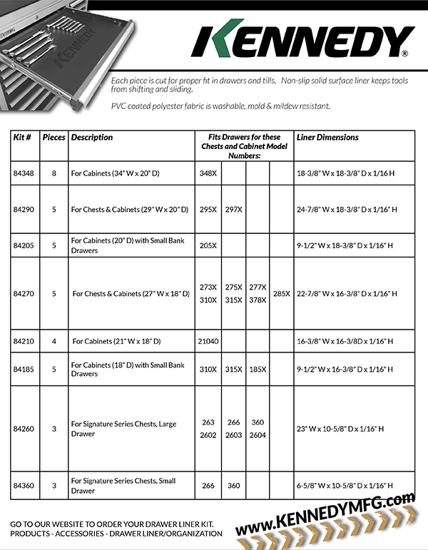 Literature Kennedy Manufacturing