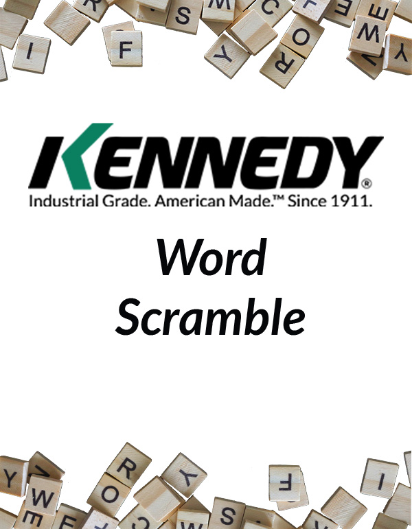 Kennedy Word Scramble